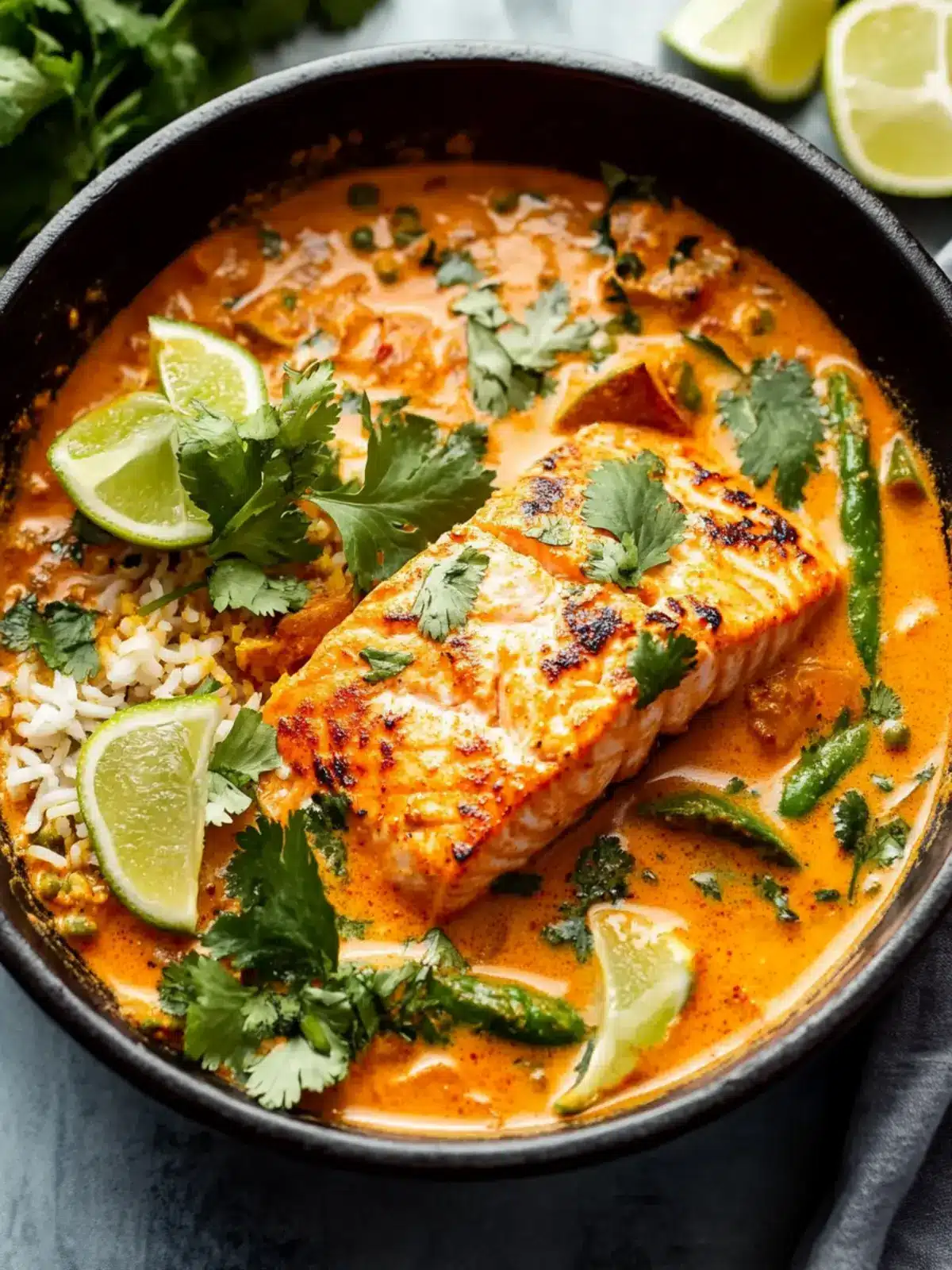 Salmon Coconut Curry