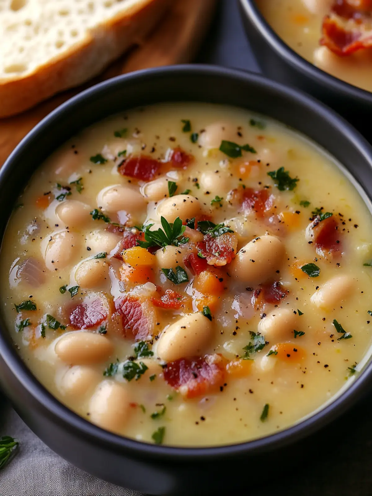 White Bean Soup with Bacon