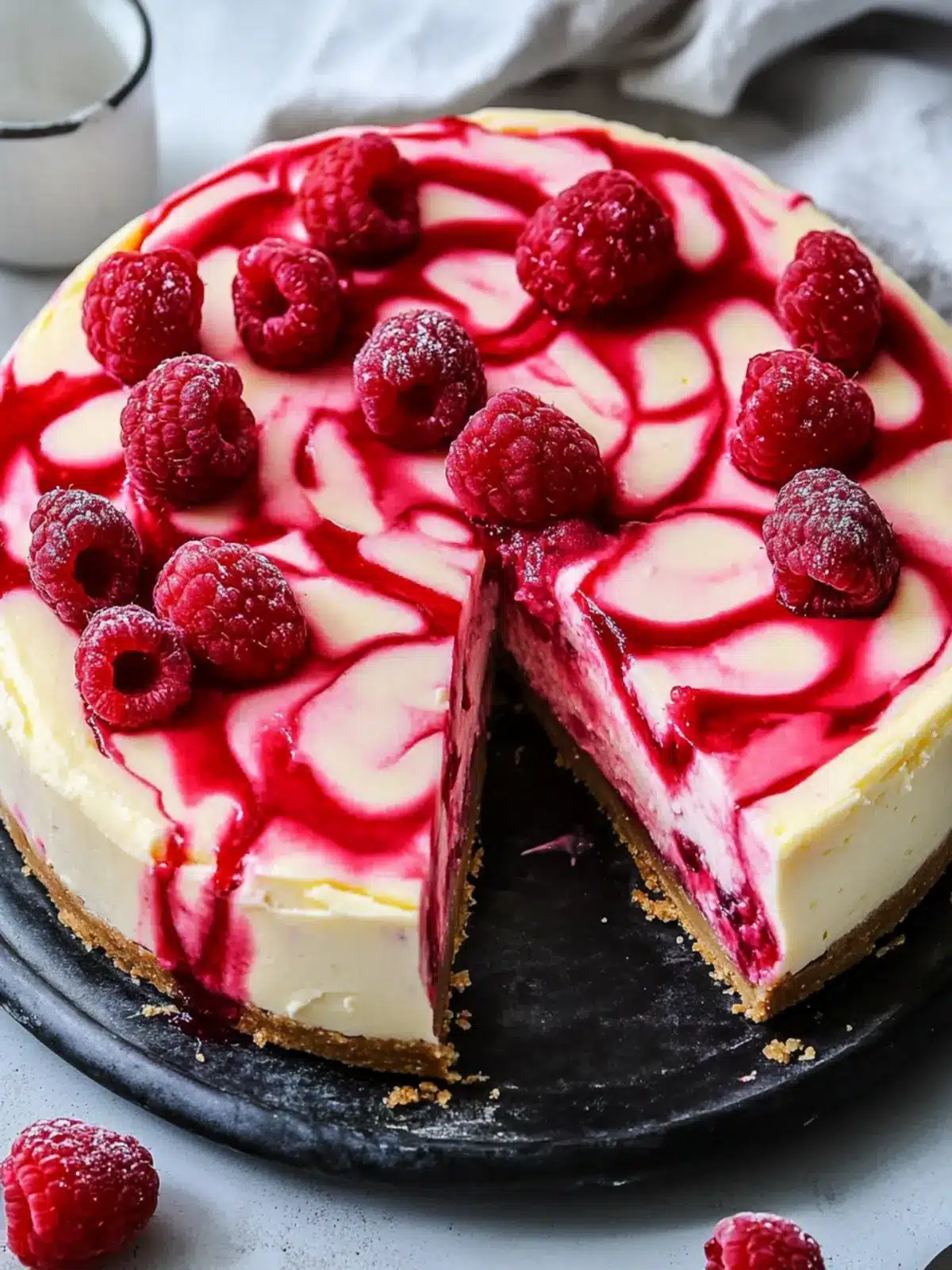 Raspberry Cheesecake- Sweet Cake You Want for Valentine's Day This Year