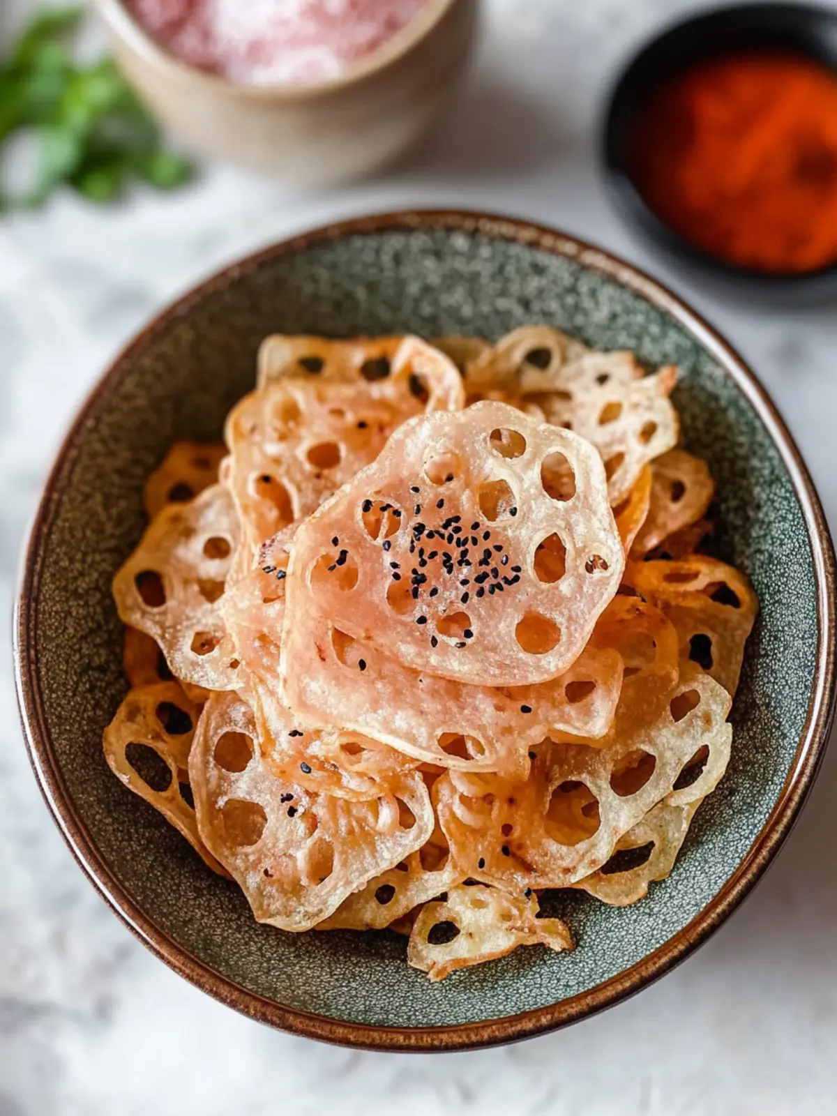 How to Make Crispy Lotus Root Chips- Festive Snacks For Lunar New year
