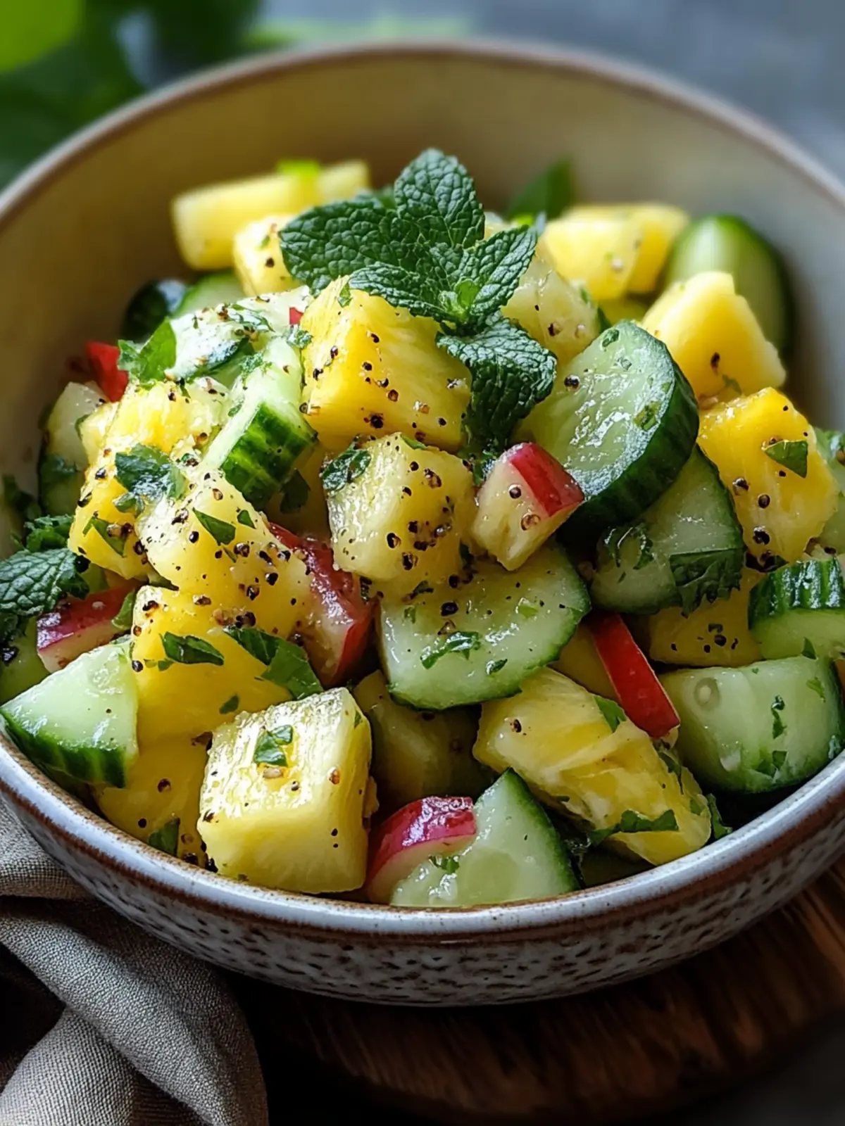 Pineapple Cucumber Salad: A Bright and Refreshing Summer Treat 3 Pineapple Cucumber Salad