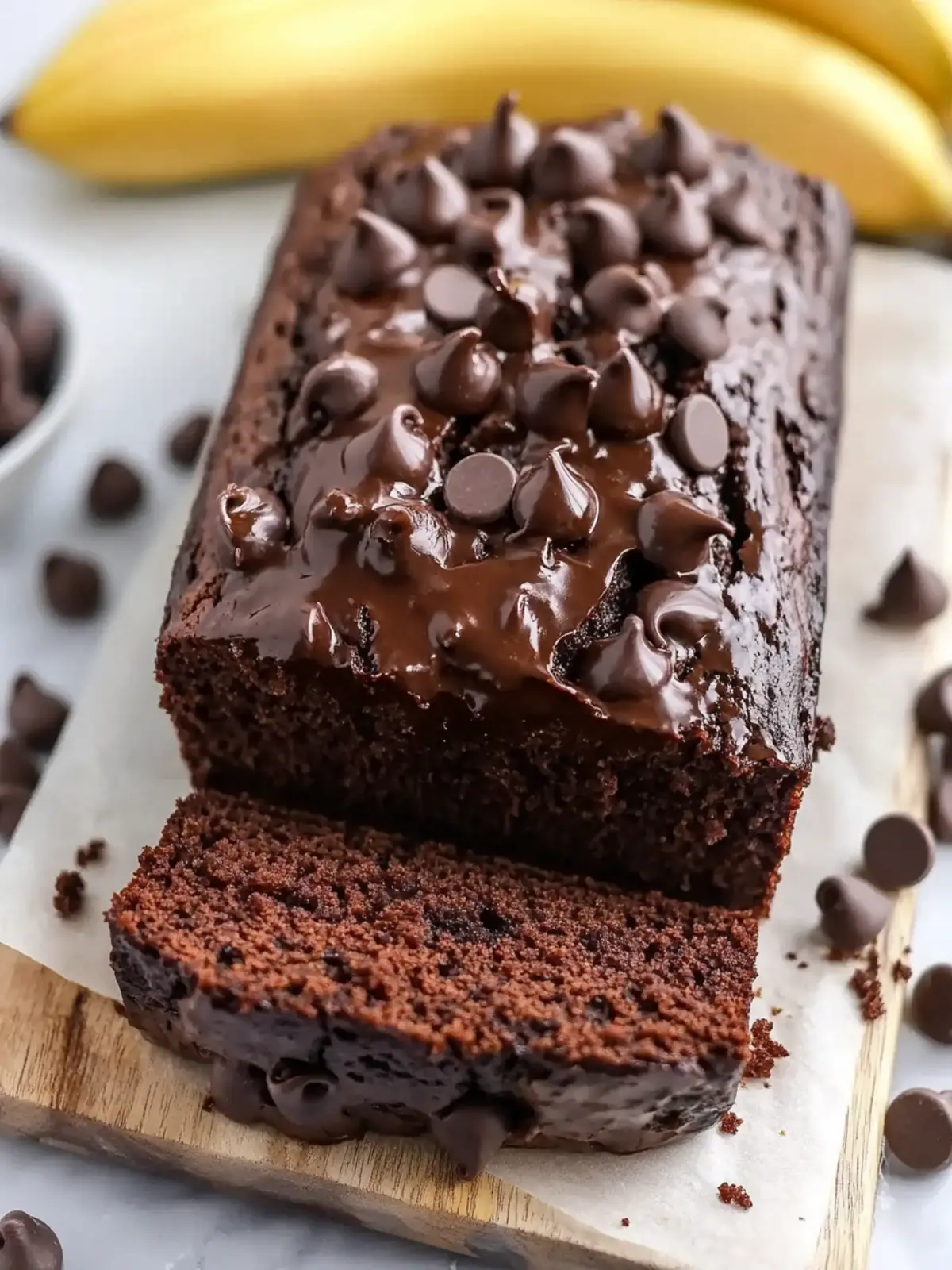 Decadent Chocolate Banana Bread That's Gluten-Free and Easy 3 Chocolate Banana Bread