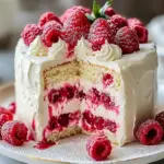 White Chocolate Raspberry Dream Cake : A Heavenly Dessert