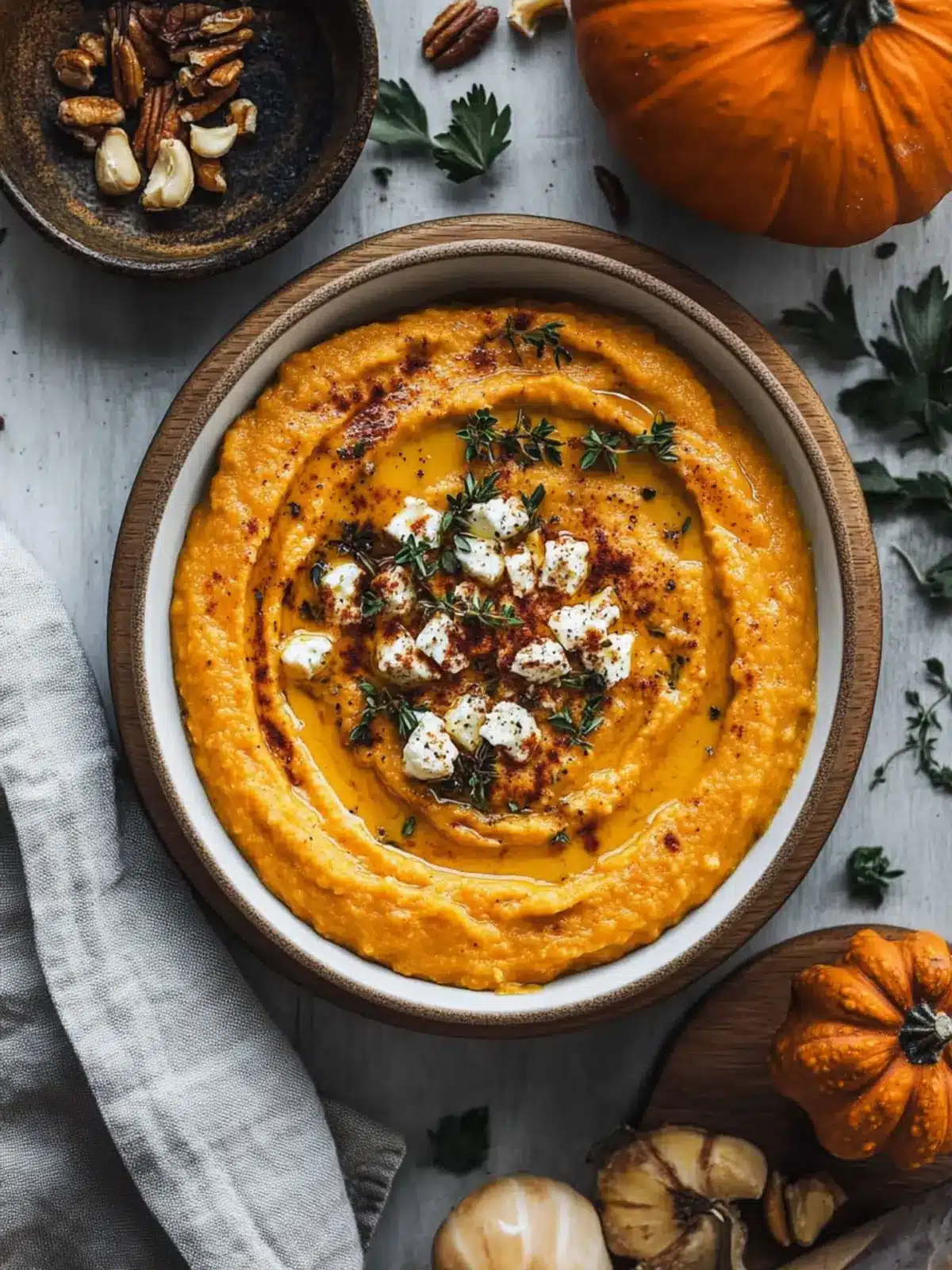 Pumpkin Whipped Feta Dip