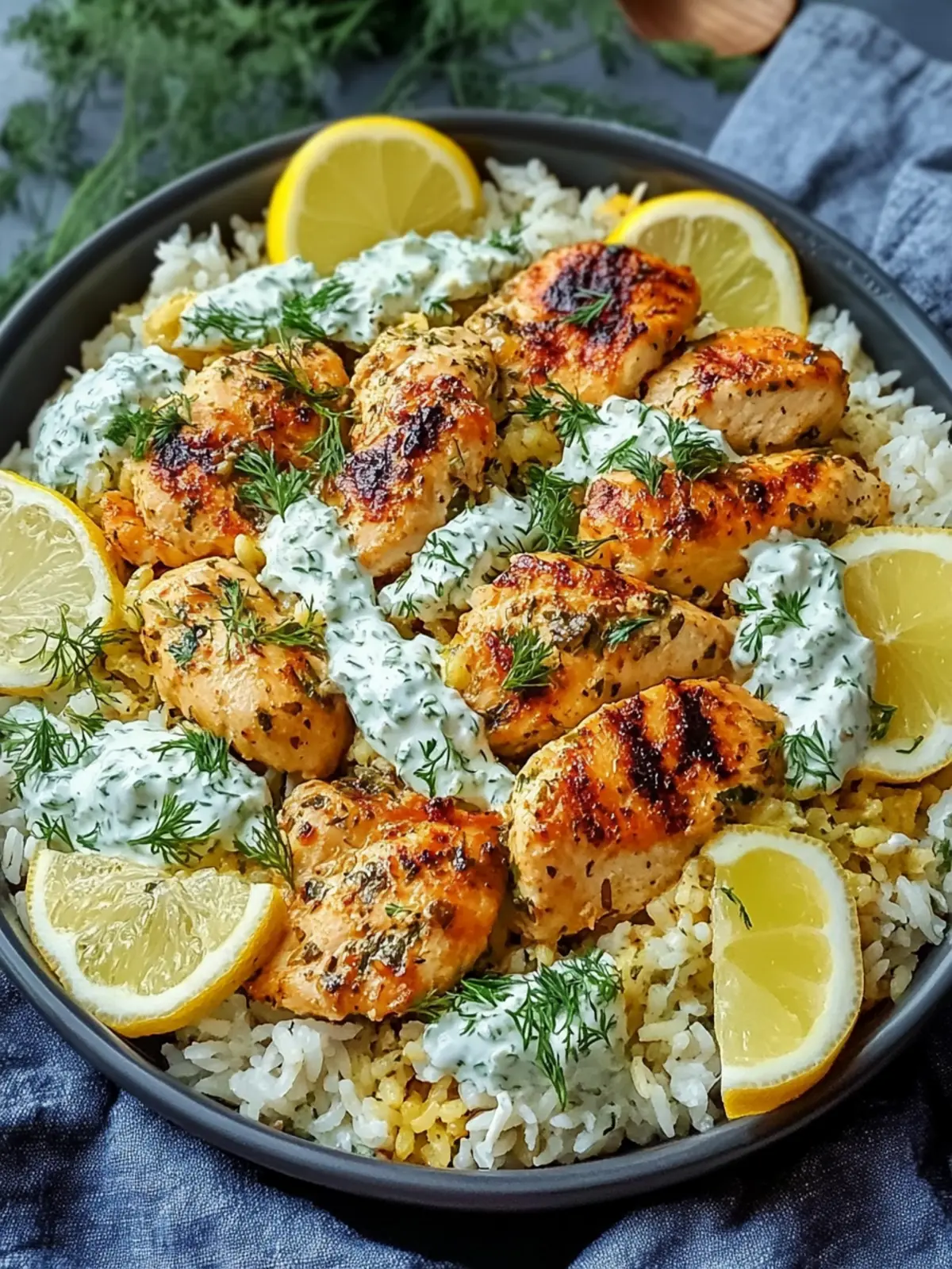 Dump And Bake Chicken Tzatziki Rice for Effortless Flavor Magic 4 Dump And Bake Chicken Tzatziki Rice for Effortless Flavor
