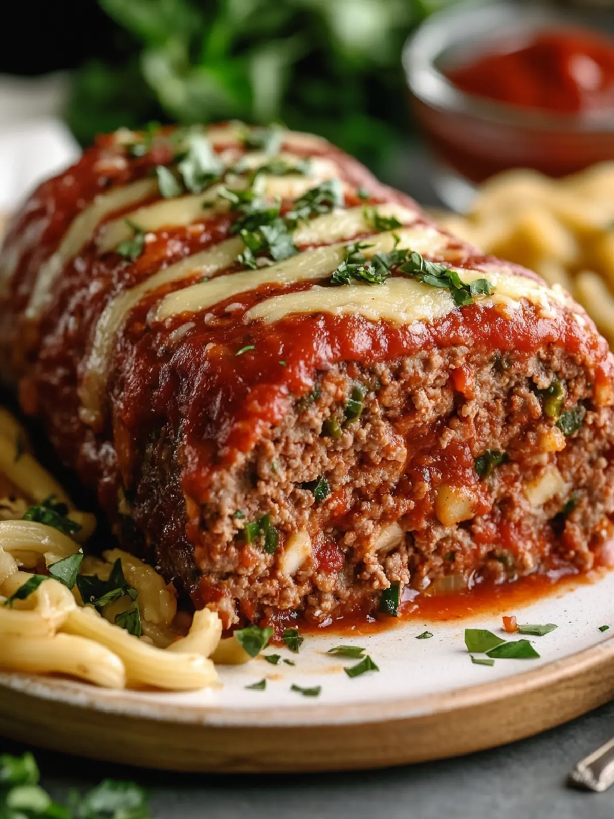Stuffed Italian Meatloaf