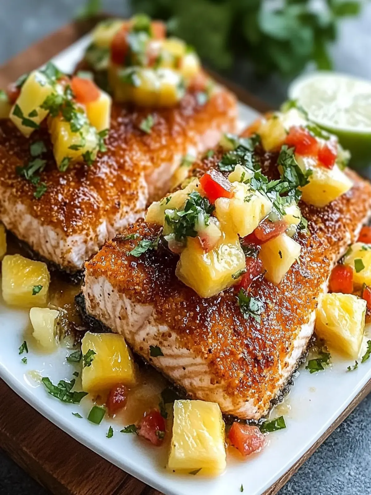 Coconut Crusted Salmon with Pineapple Salsa: Cooking Methods, Serving Suggestions, and Nutritional Insights