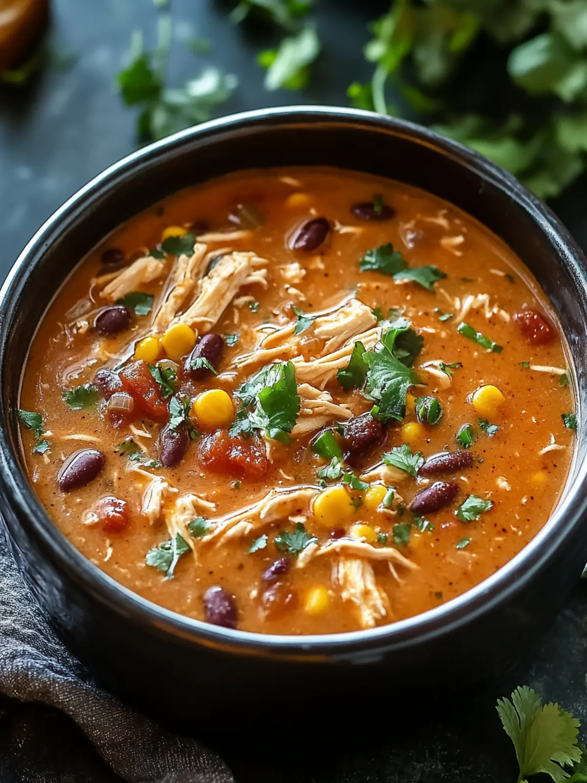 Cozy Up with this Flavor-Packed Chicken Enchilada Soup 3 Chicken Enchilada Soup