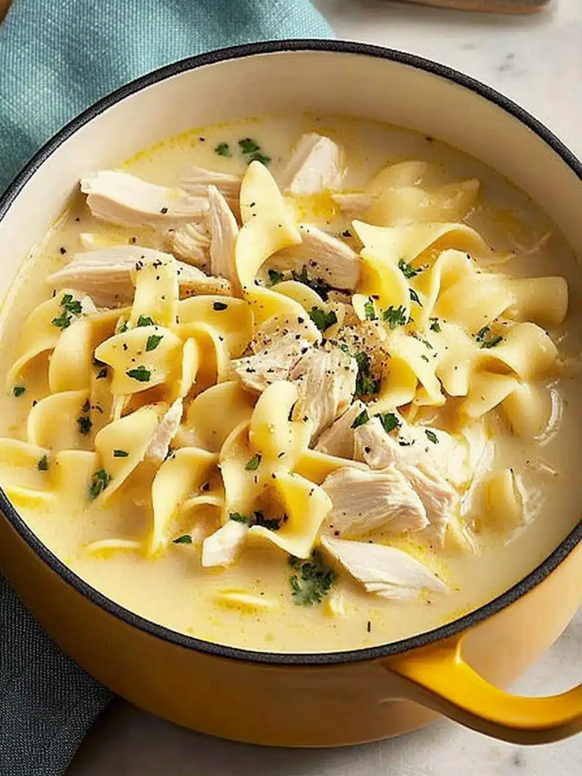 Creamy Chicken Noodle Soup