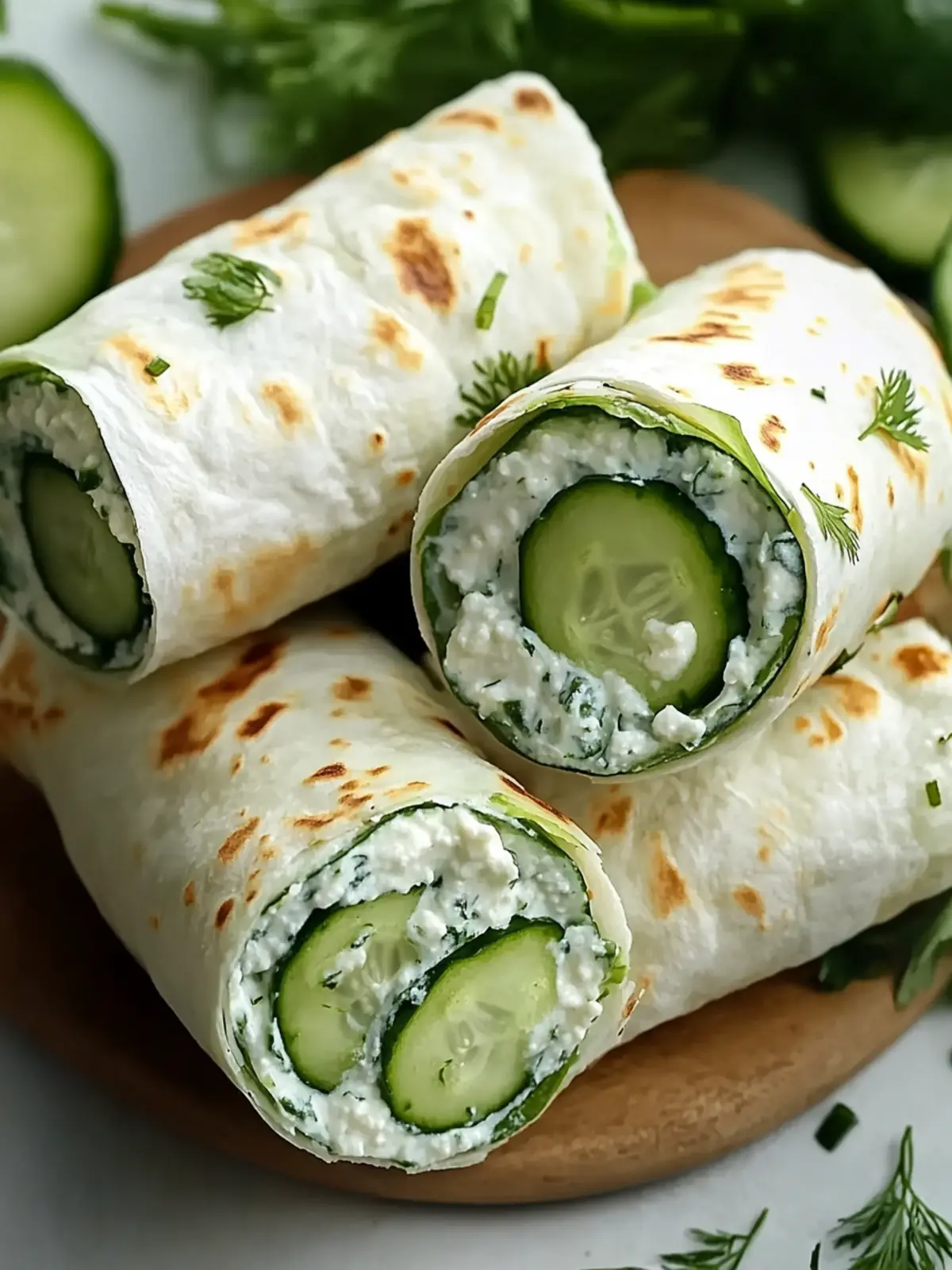 Cucumber Cottage Cheese Wraps: Easy, Crisp, and Customizable Delight