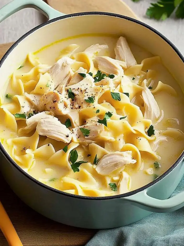 Creamy Chicken Noodle Soup