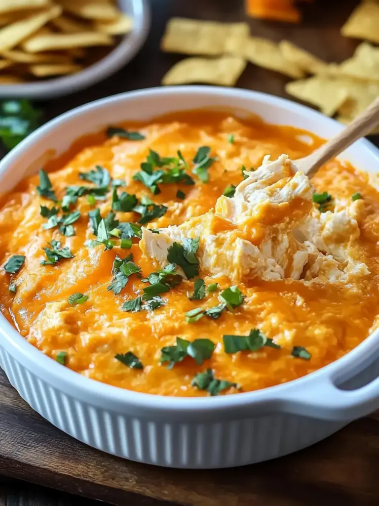 SLOW COOKER BUFFALO CHICKEN DIP