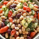 Delicious Greek Bean Salad with Lemon Marinated Beans Bliss 6 Greek Bean Salad with Lemon Marinated Beans