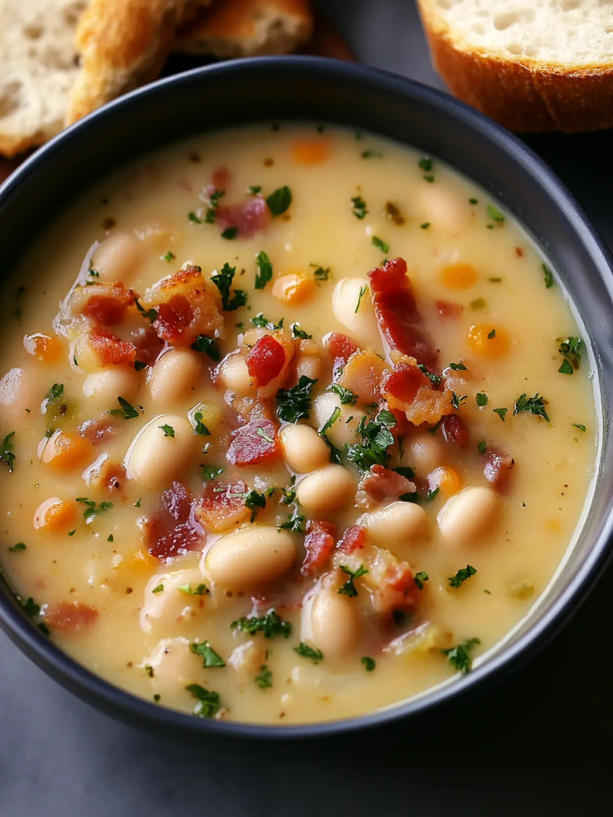 White Bean Soup with Bacon