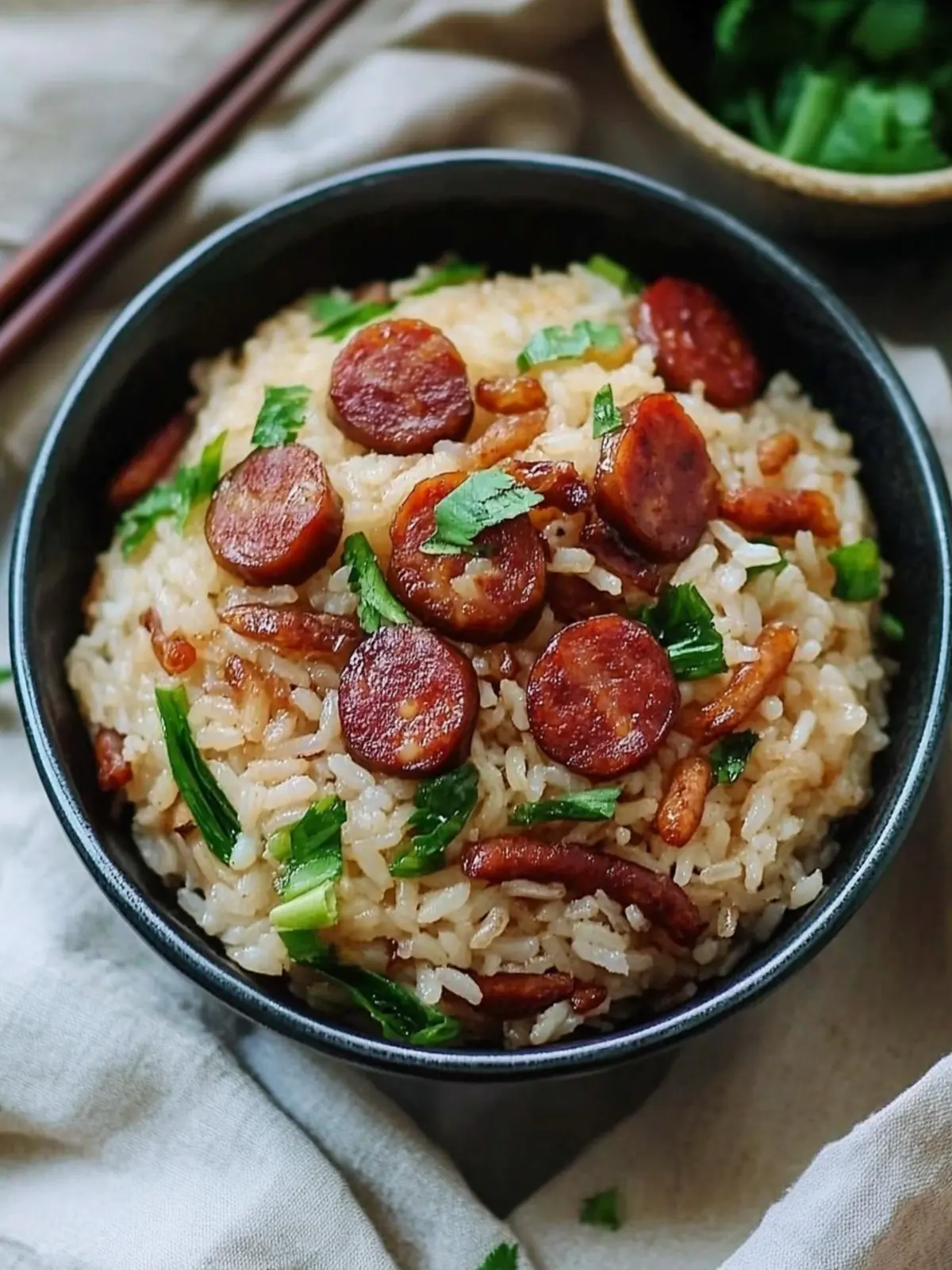 Sticky Rice with Chinese Sausage