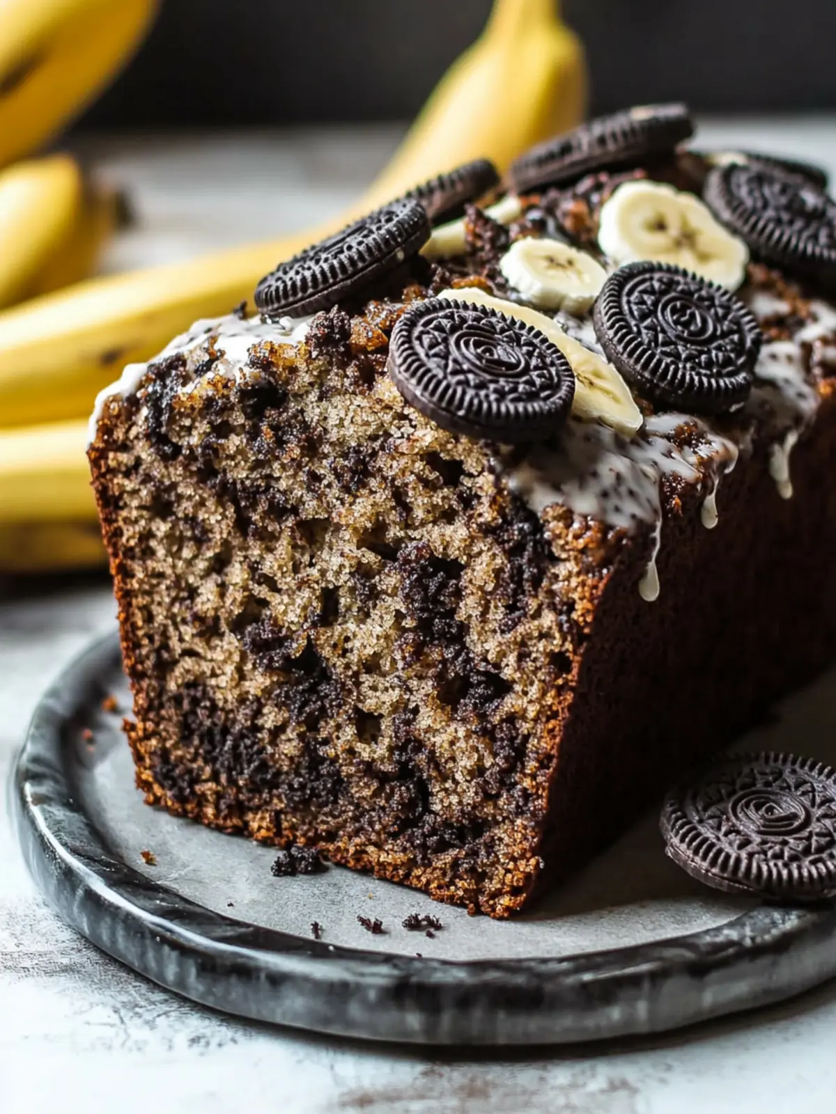 Oreo Banana Bread