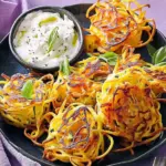 Zesty Pasta Cakes with Feta Dip for Easy Weeknight Dinners 8 Pasta cakes with feta dip