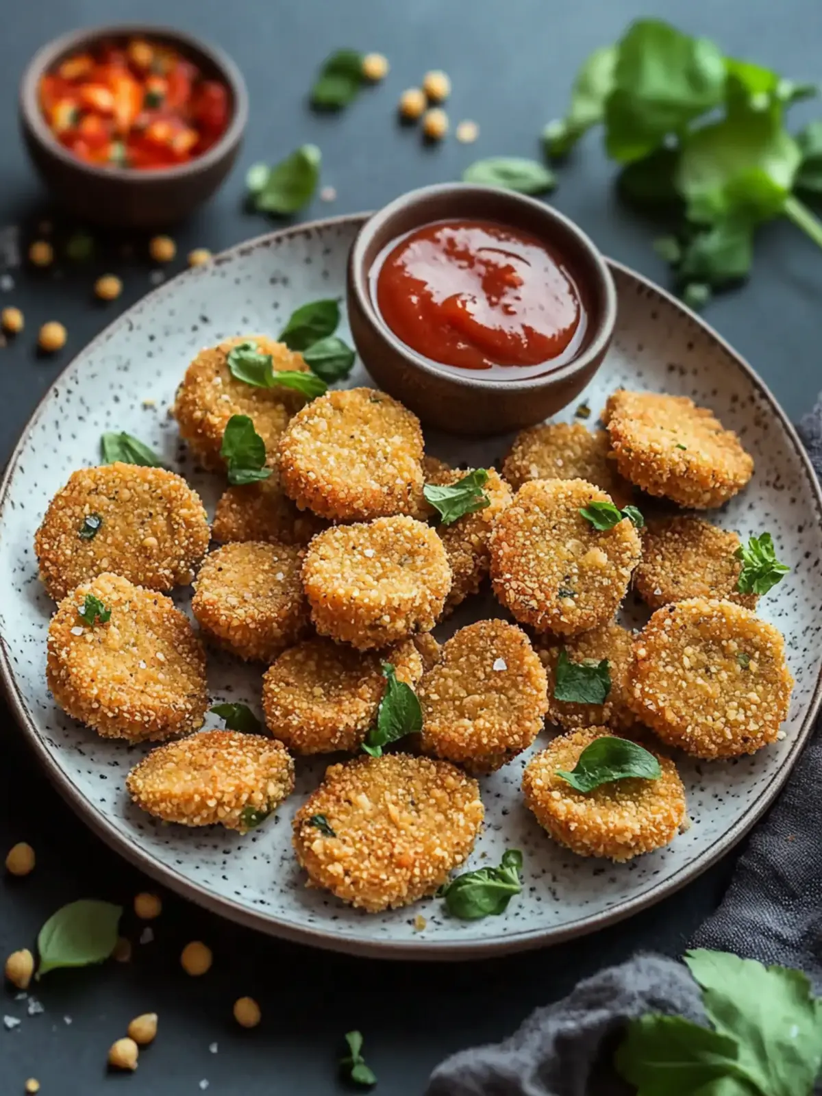 Tasty Vegan Chickpea Nuggets Recipe
