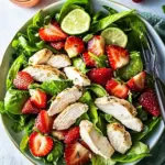 Summer Chicken Salad with Strawberry Vinaigrette