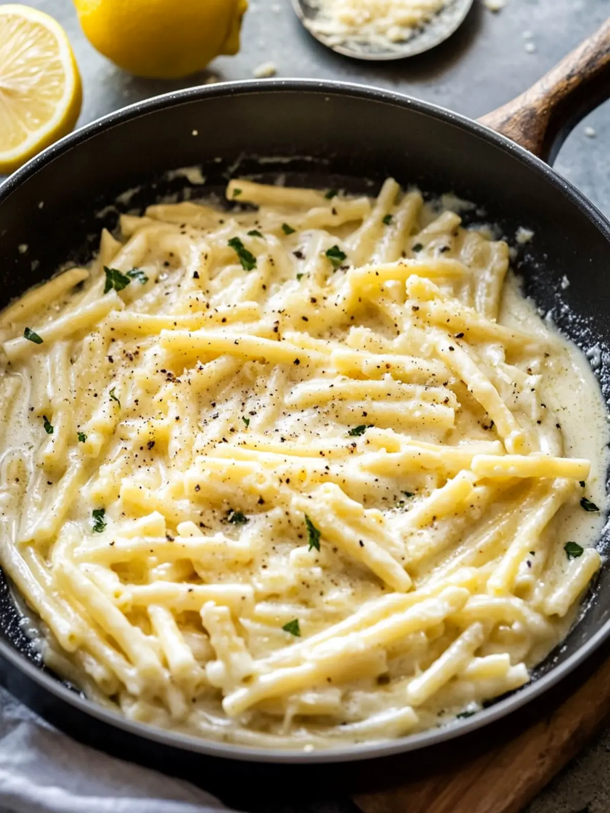 Lemon Garlic Pasta Sauce
