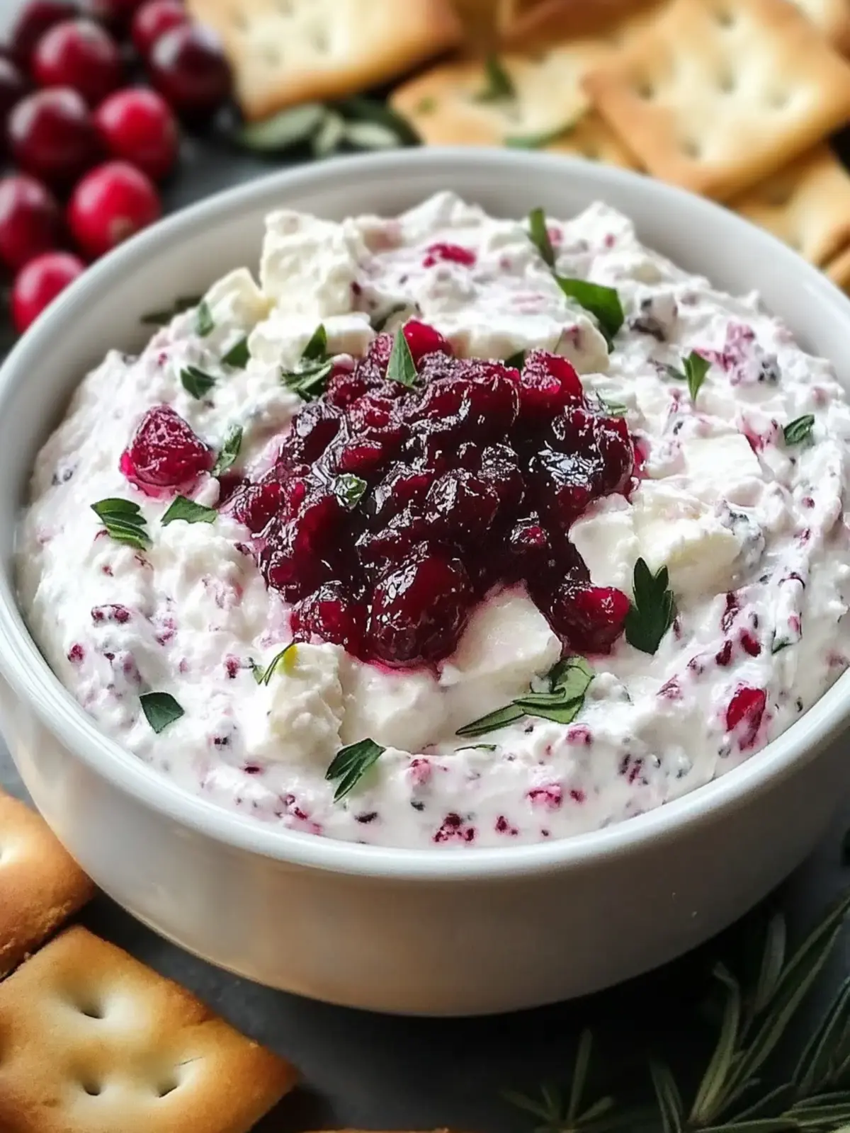 Cranberry Whipped Feta Dip – Your New Holiday Favorite! 2 Cranberry Whipped Feta Dip