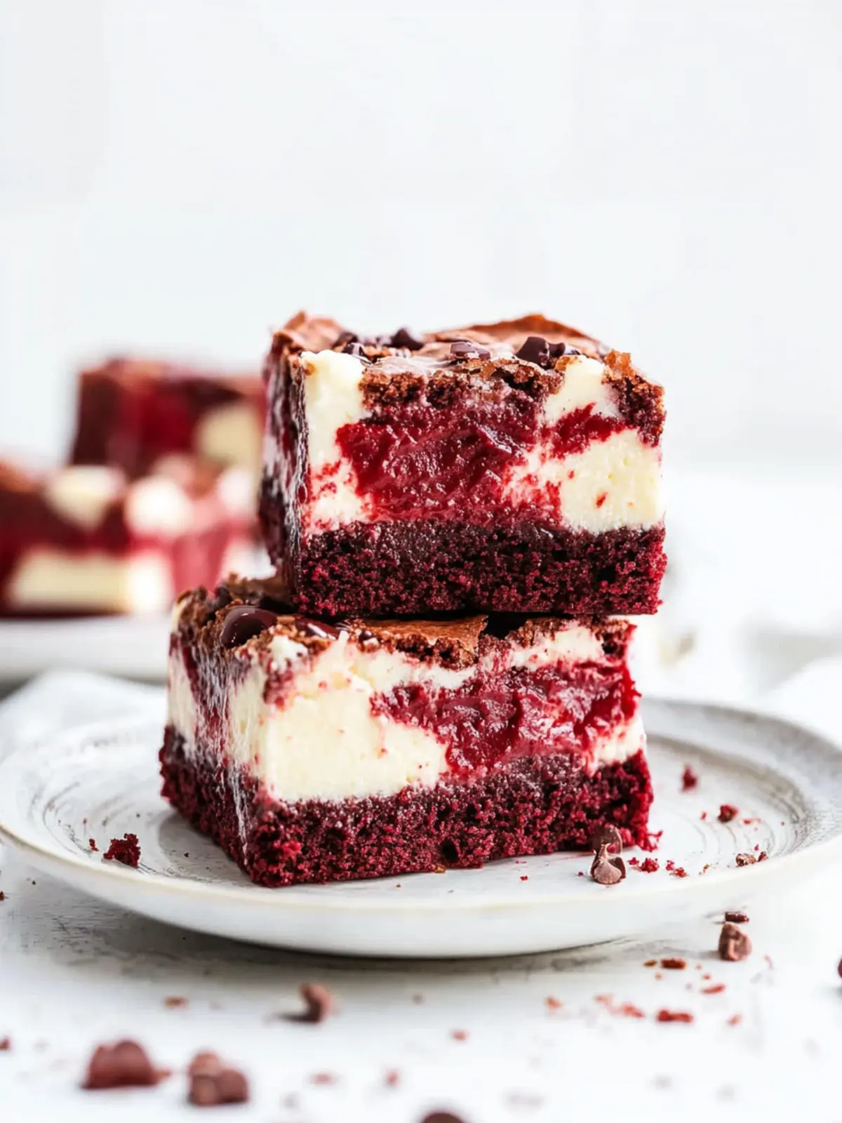 Irresistible Red Velvet Cheesecake Brownies for Valentine’s Day 5 Red Velvet Cheesecake Brownies-Valentine’s Day desserts