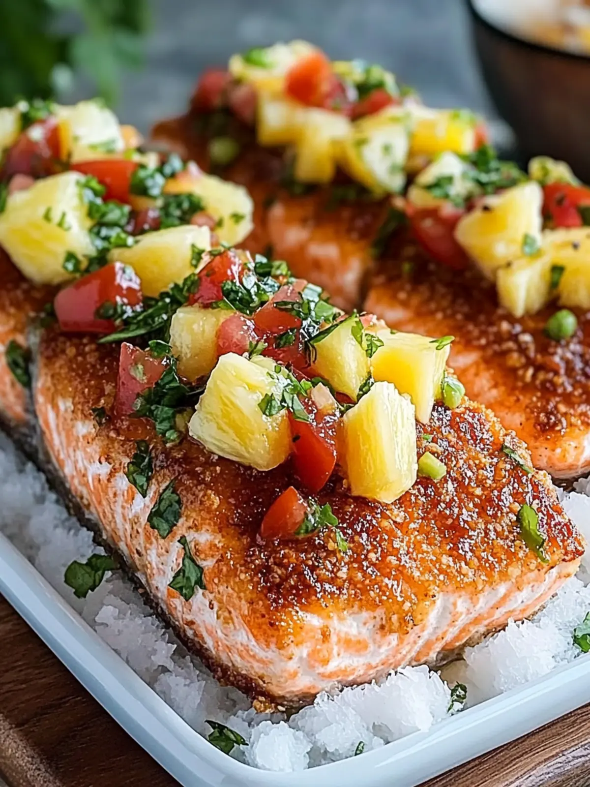 Coconut Crusted Salmon with Pineapple Salsa: Cooking Methods, Serving Suggestions, and Nutritional Insights