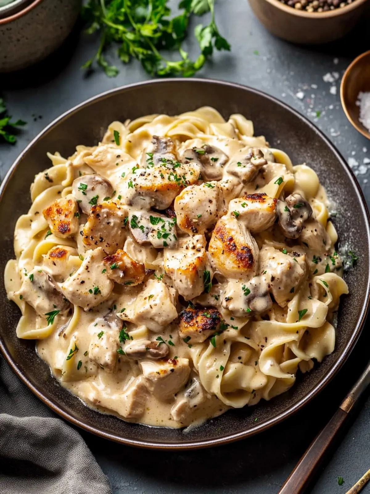 Creamy Rich Chicken Stroganoff in 30 Minutes or Less 4 Rich Chicken Stroganoff