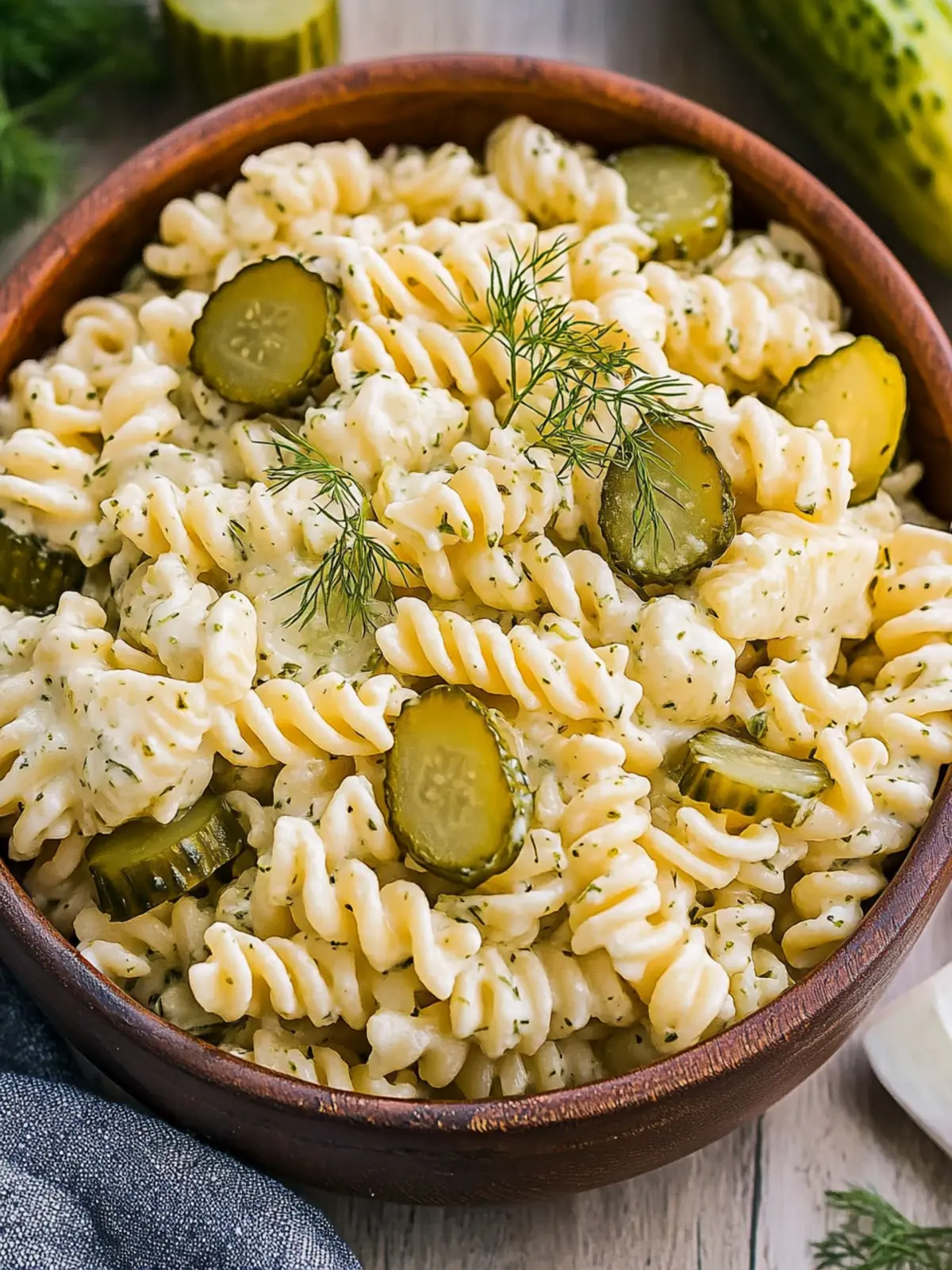 Dill Pickle Pasta Salad Recipe - Your New Favorite Picnic Side 4 Dill Pickle Pasta Salad Recipe