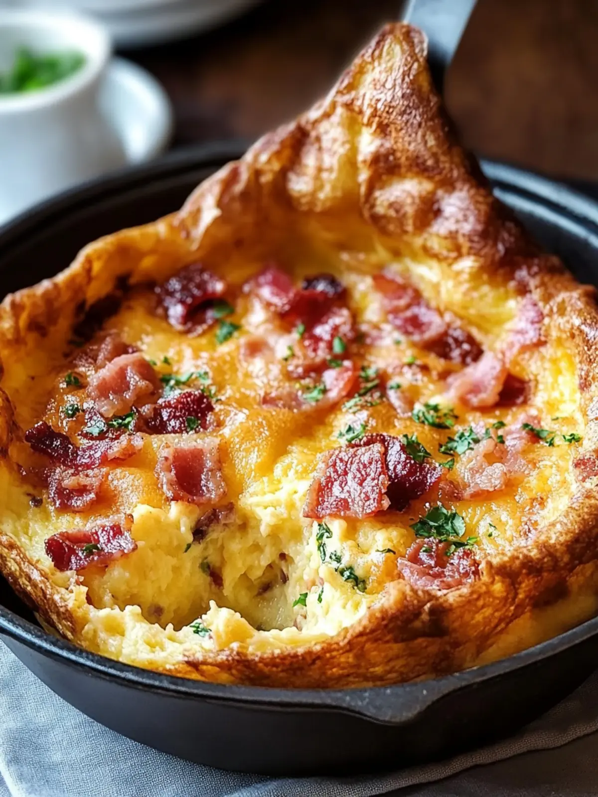 Savory Cheddar & Bacon Dutch Baby: A Breakfast Game Changer 3 Savory Cheddar & Bacon Dutch Baby: A Delightful Treat!