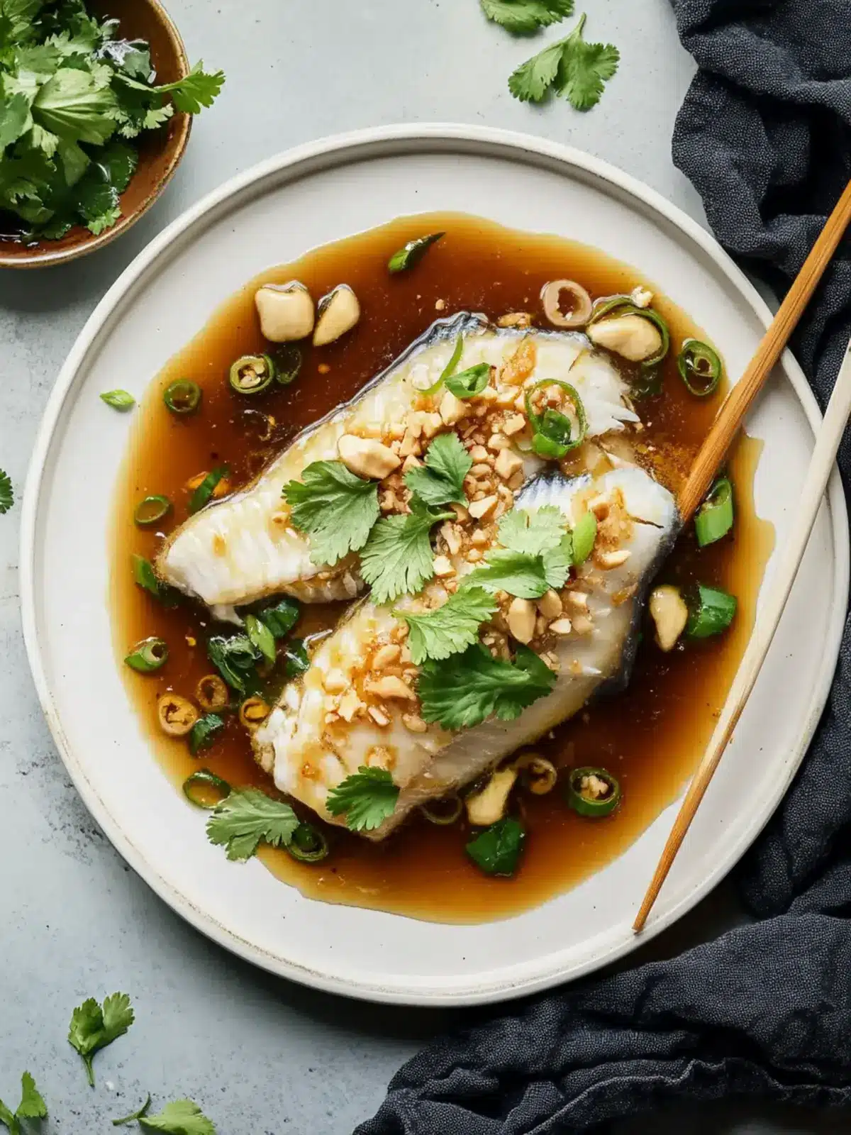 Easy Chinese Steamed Fish: A Fresh Lunar New Year Delight 4 Easy Chinese Steamed Fish- L:unar New year dish