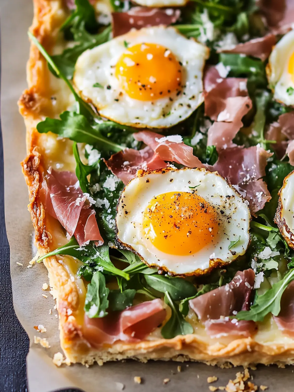 Baked Prosciutto and Egg Breakfast Tart for a Flavorful Brunch 3 Baked Prosciutto and Egg Breakfast Tart