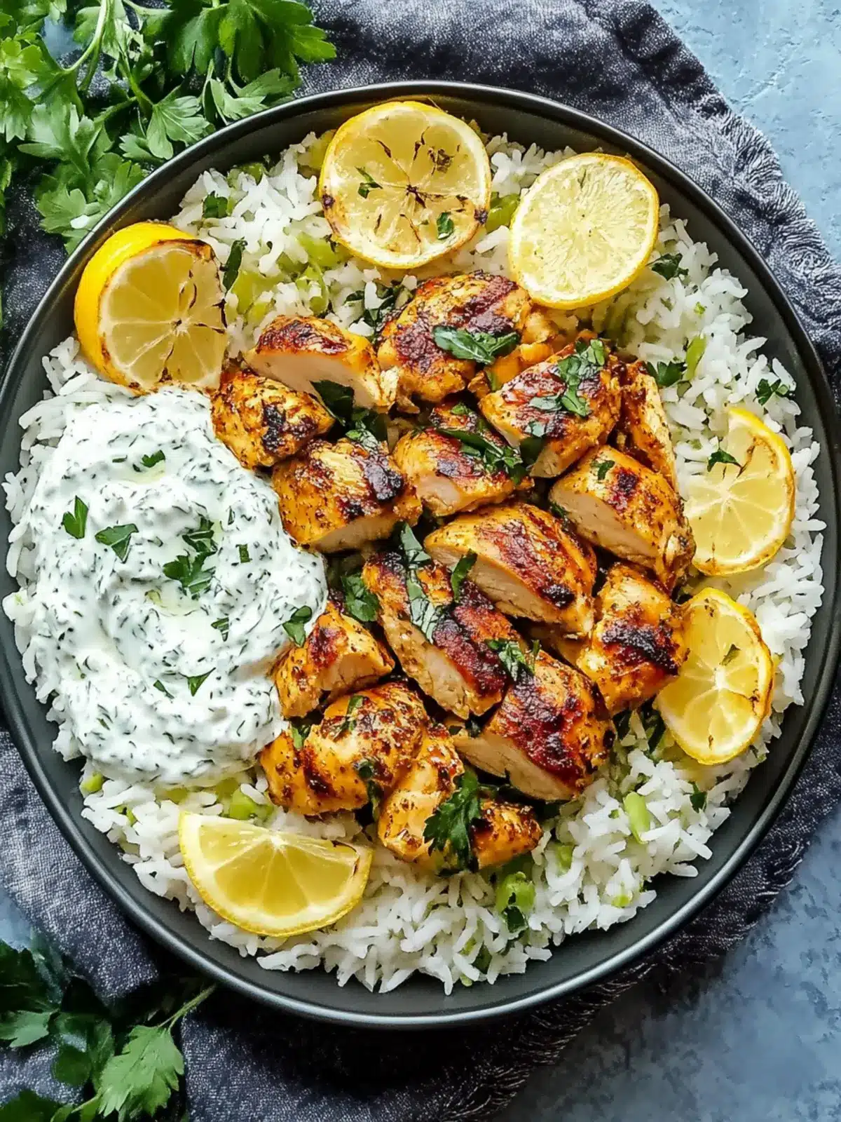 Dump And Bake Chicken Tzatziki Rice for Effortless Flavor Magic 2 Dump And Bake Chicken Tzatziki Rice for Effortless Flavor
