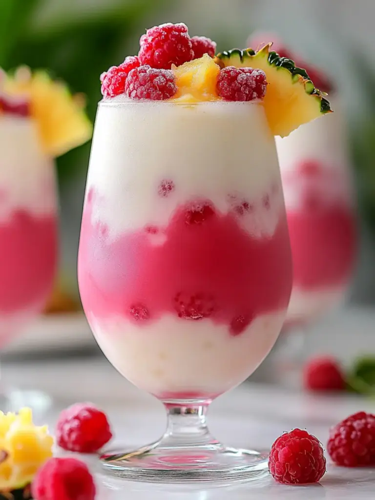 Raspberry Colada Twist