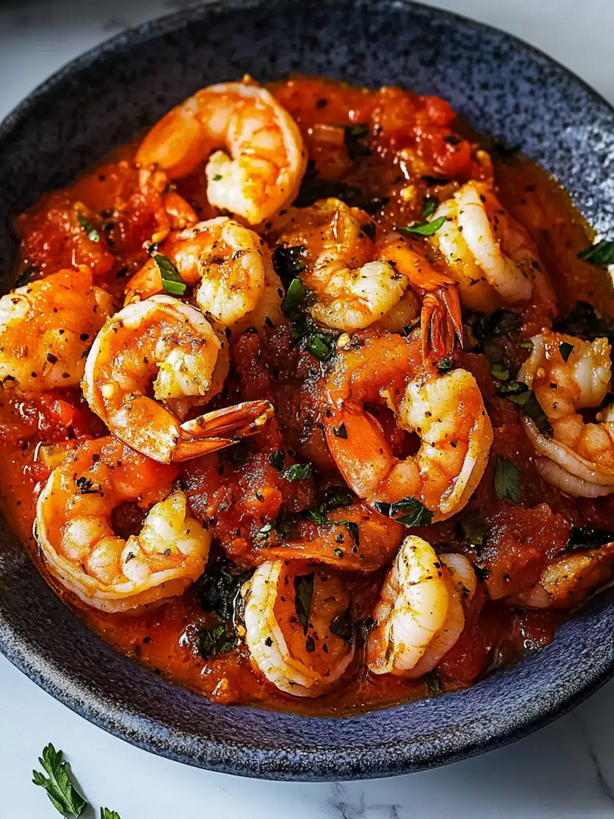 Garlic Shrimp in Tomato Sauce