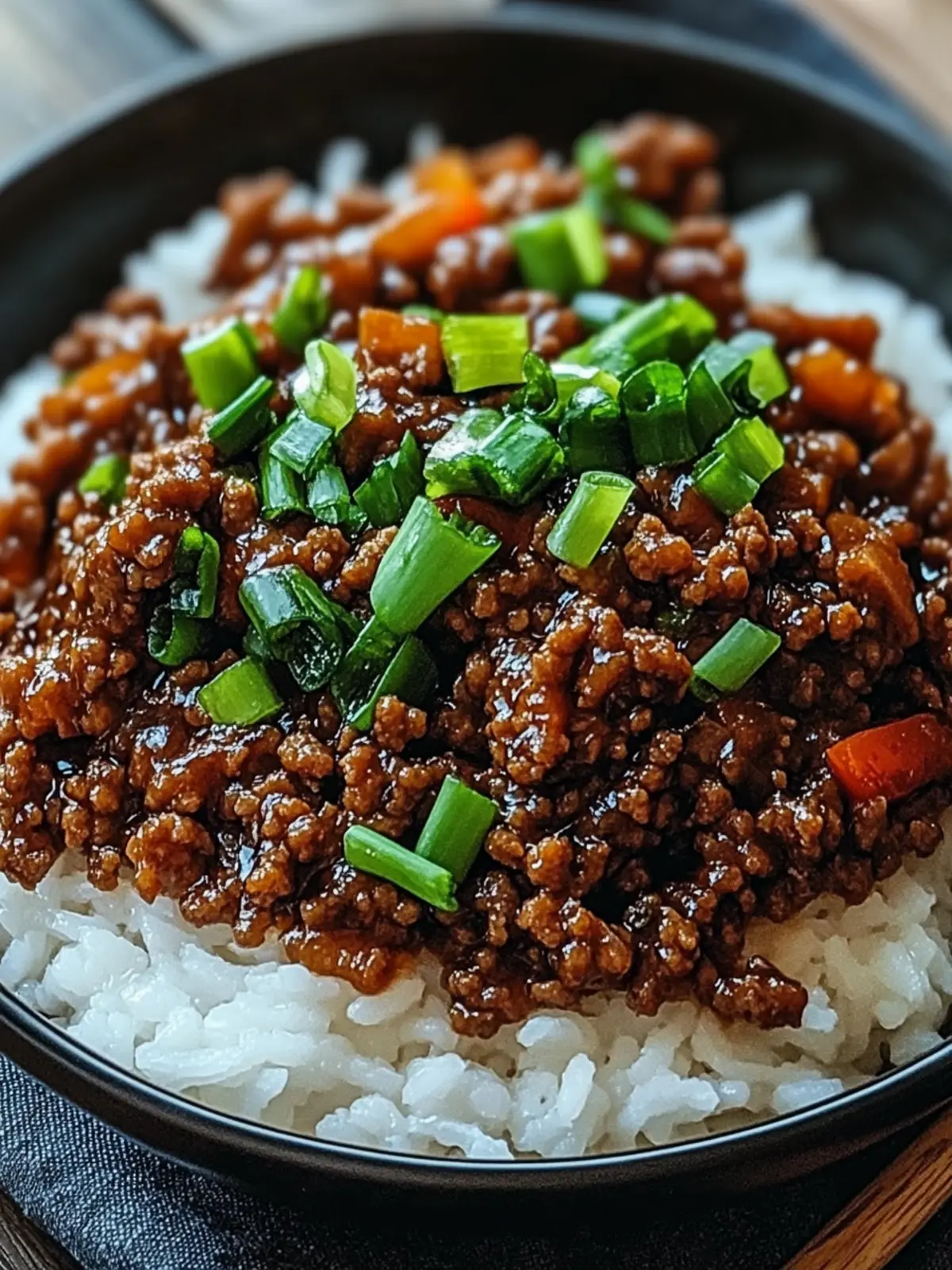 Savory Mongolian Ground Beef Ready in Just 25 Minutes 5 Mongolian Ground Beef