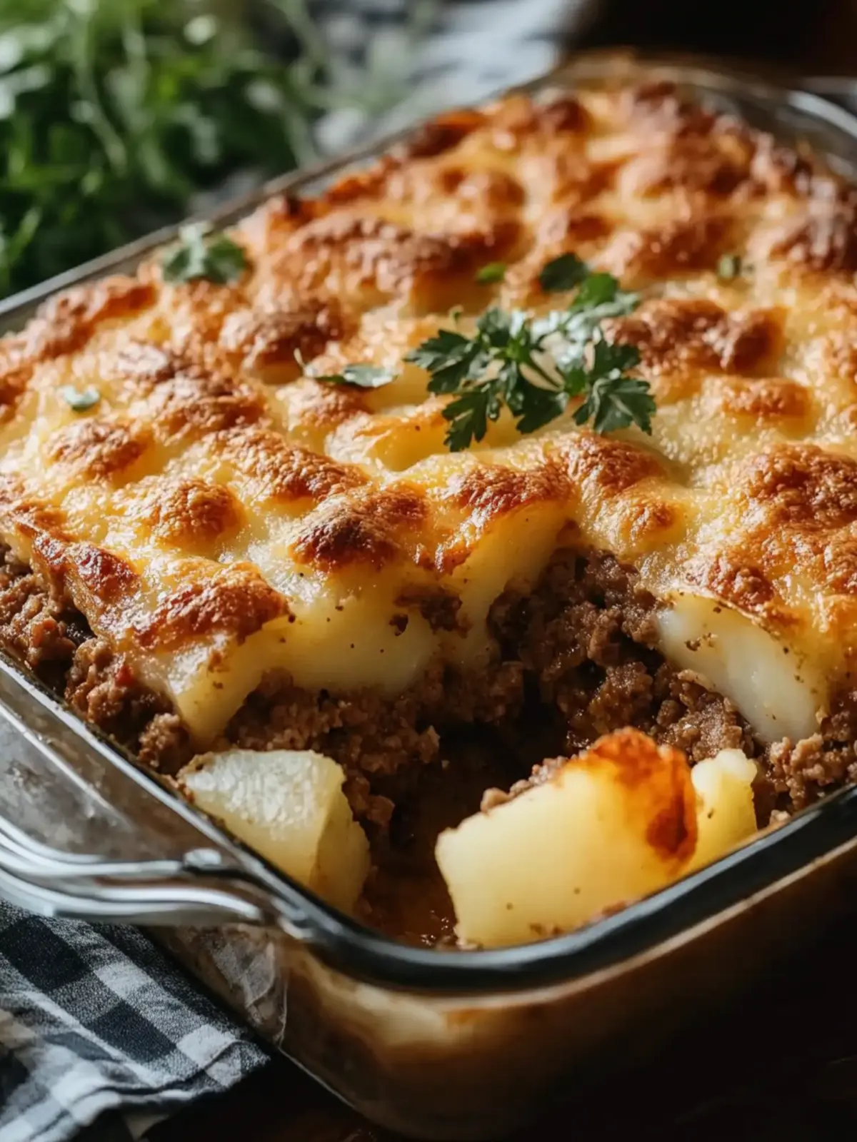 Loaded Potato & Meatloaf Casserole
