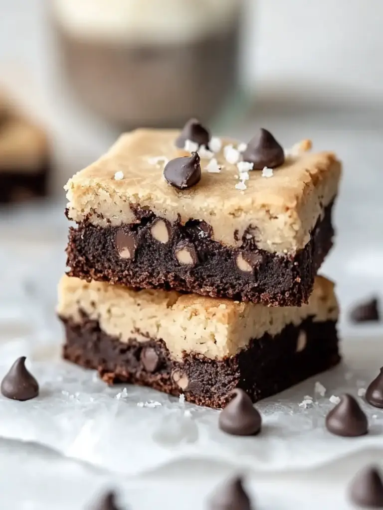 Double Layer Vegan Brookies