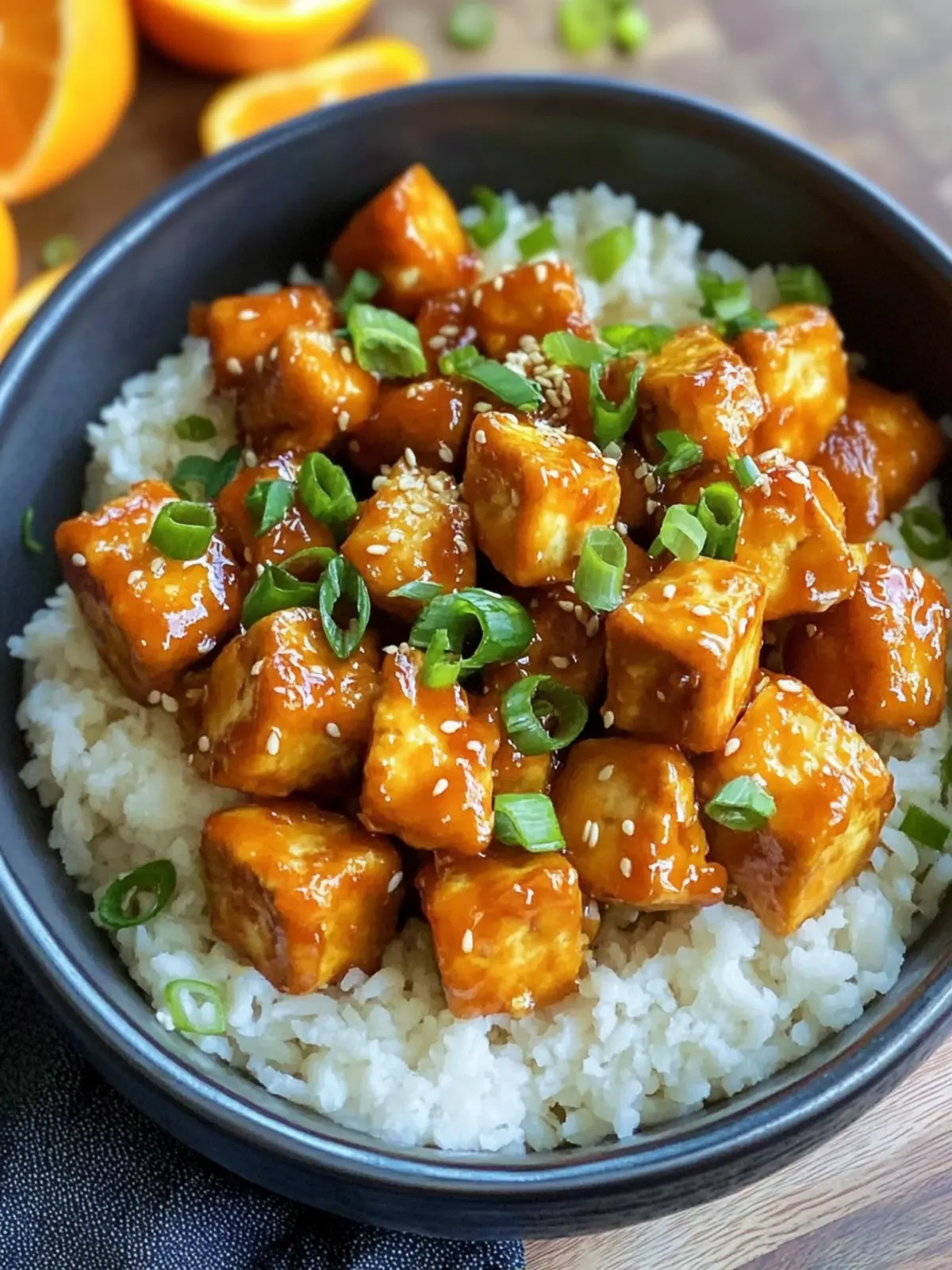 Vegan Orange Chicken (Tofu)