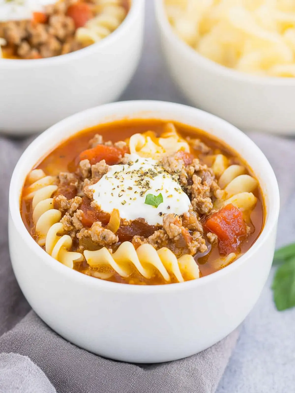 One Pot Lasagna Soup
