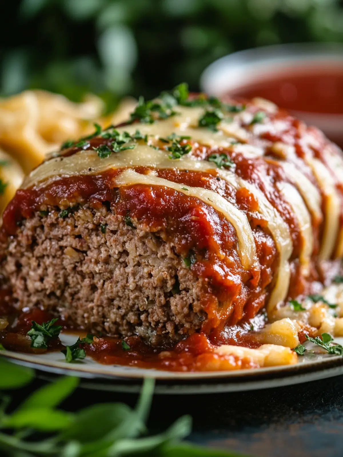 Stuffed Italian Meatloaf