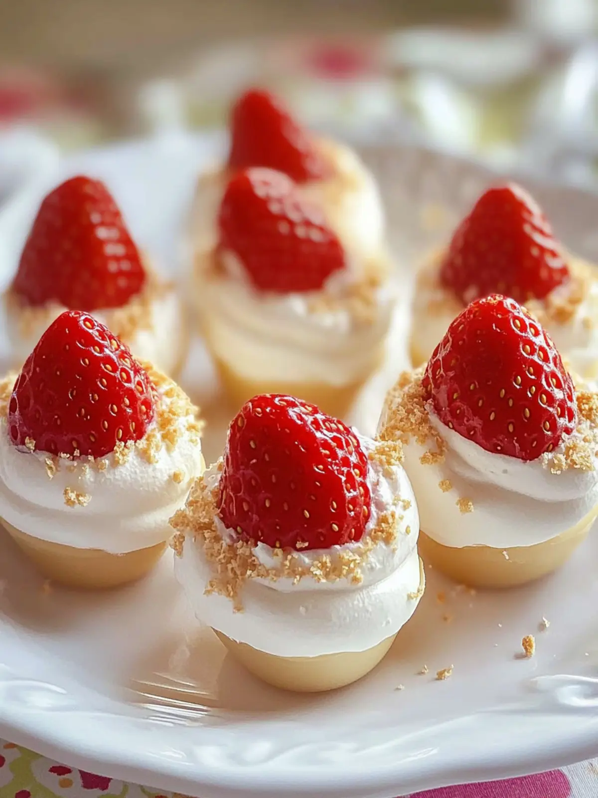 Cheesecake Deviled Strawberries for a Sweet Date Night 4 Cheesecake Deviled Strawberries- Valentine’s Day date night recipes