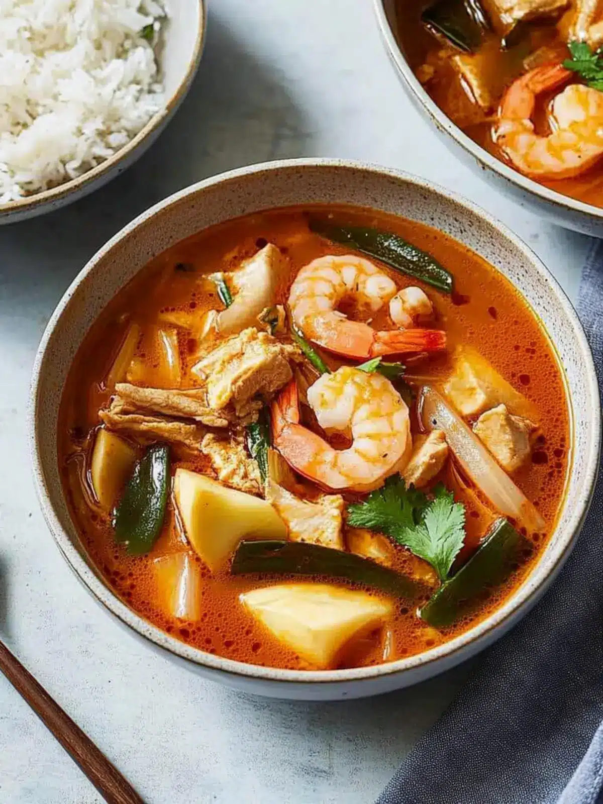 Spicy Tom Yum Goong Soup: A Fresh Thai Delight at Home 5 Tom Yum Goong Soup