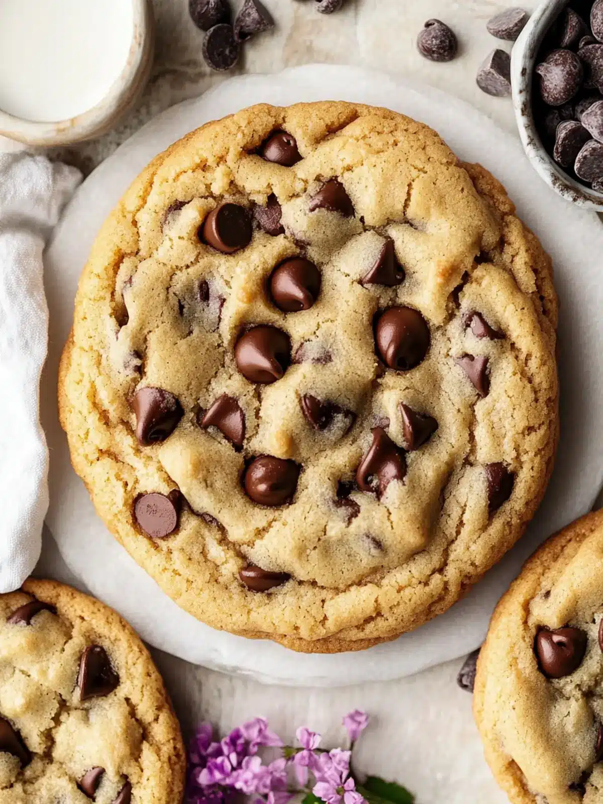 Best Giant Chocolate Chip Cookie
