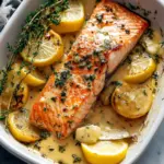 Baked Salmon with Amazing Lemon Sauce for a Bistro Vibe at Home 5 Baked Salmon with Amazing Lemon Sauce