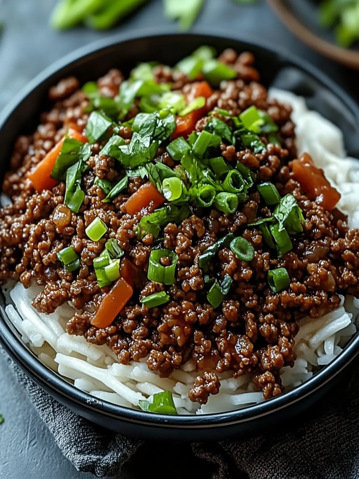 Savory Mongolian Ground Beef Ready in Just 25 Minutes 4 Mongolian Ground Beef