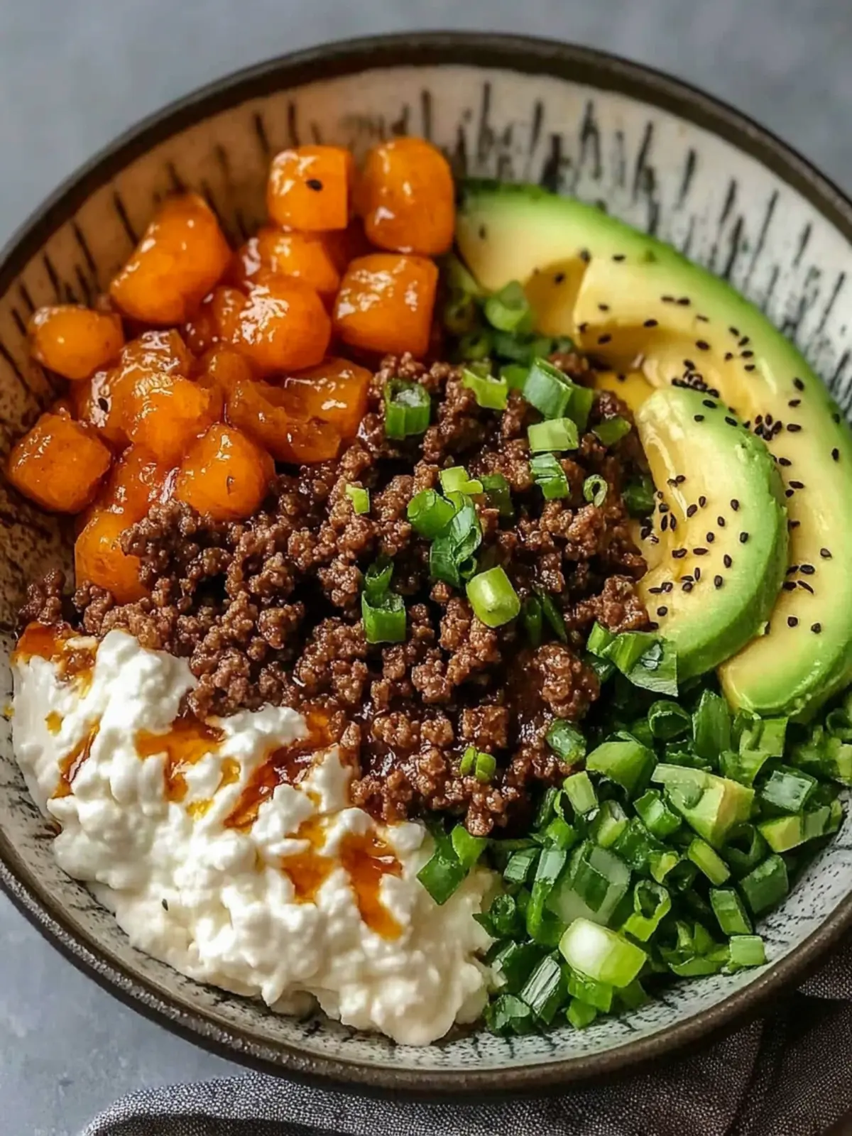 Savory Ground Beef Hot Honey Bowl: A Sweet Twist on Comfort Food 4 Ground Beef Hot Honey Bowl