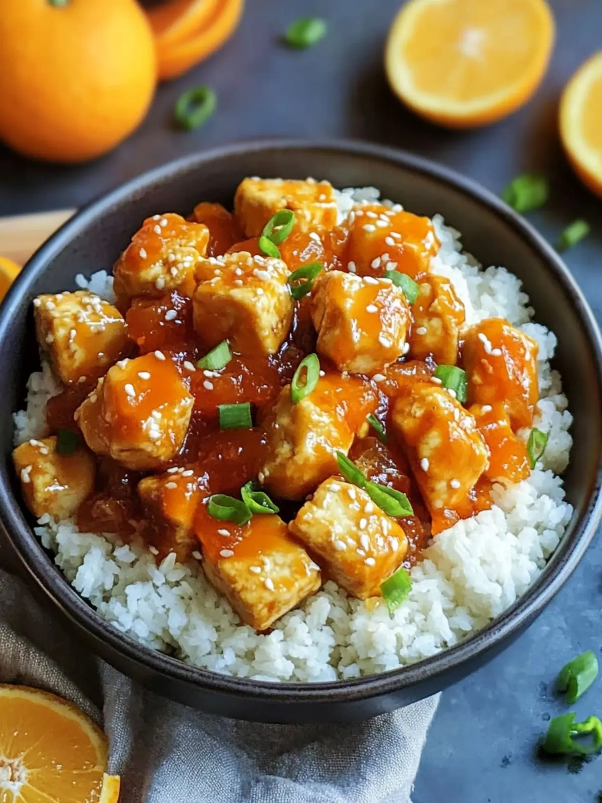 Vegan Orange Chicken (Tofu)
