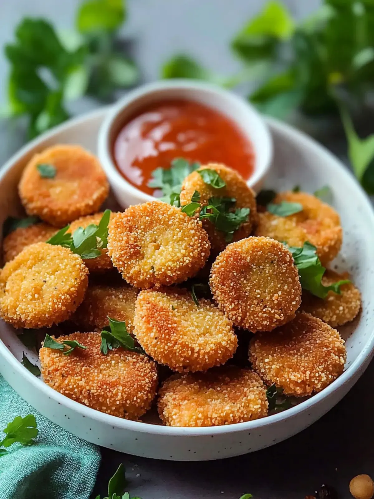 Tasty Vegan Chickpea Nuggets Recipe