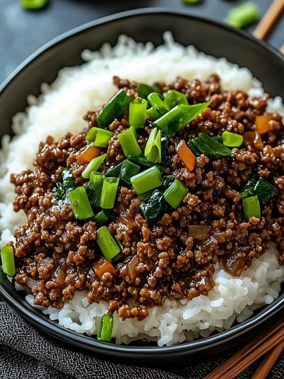 Savory Mongolian Ground Beef in 25 Minutes or Less 4 Mongolian Ground Beef